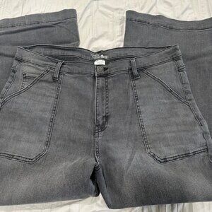 Black Denim cropped jeans